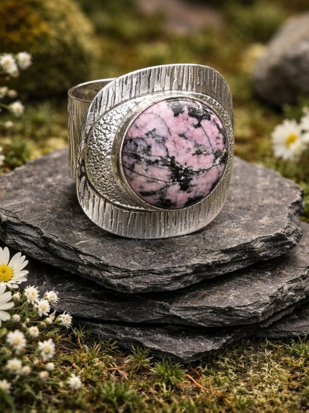 Rhodonite Ring
